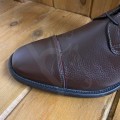 DENIRO SALENTINO LACED BROWN BOOT LUCIDI WINE TOP